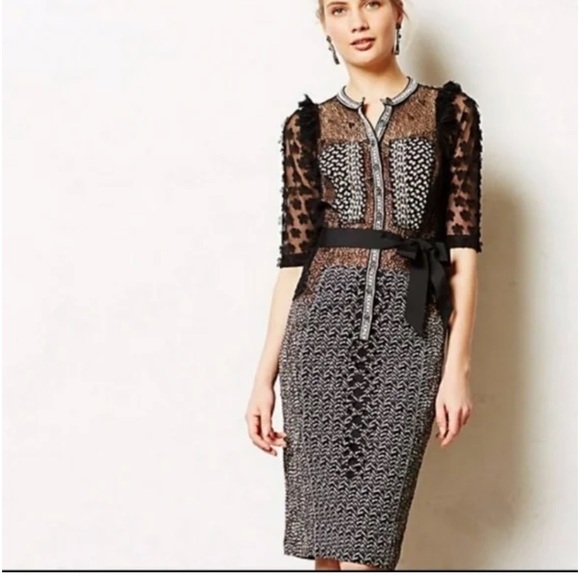 Beguile by Byron Lars Anthropologie Floral Dress - Picture 4 of 13